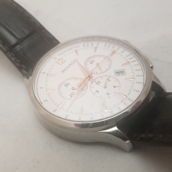 Movado Circa 42mm Chronograph Tachymeter Sport Watch - Picture 5 of 12